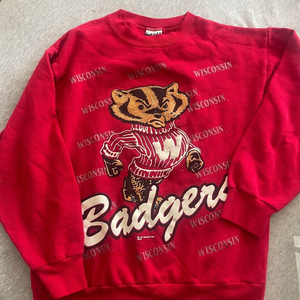 Wisconsin Badgers Red Sweater